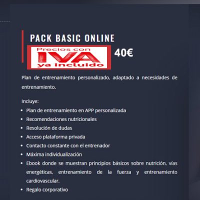 PACK BASIC ONLINE