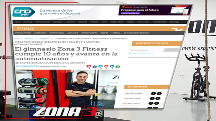 Zona3 Fitness celebra su 10º aniversario con grandes avances en automatización